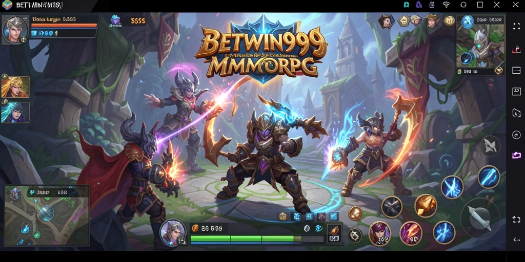 Gambaran gameplay seru di BETWIN999, menunjukkan aksi pertempuran pemain.