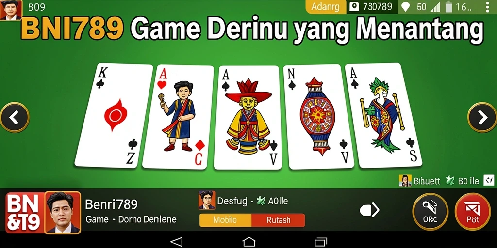 Screenshot gameplay BNI789 yang menarik dan kompetitif.