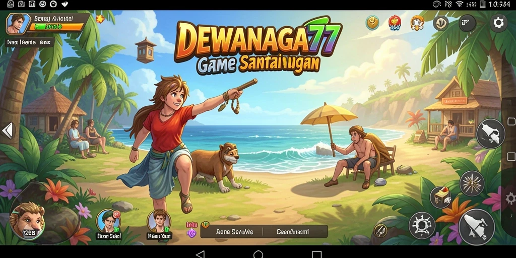 Tampilan menarik dari gameplay DEWANAGA77 yang santai.