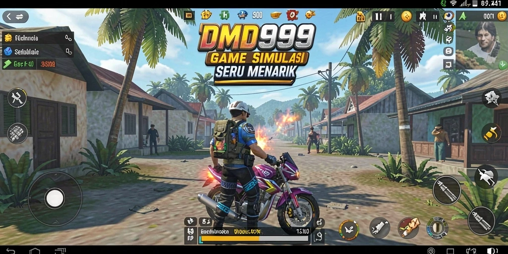 Tampilan gameplay DMD999 yang menakjubkan dan interaktif.