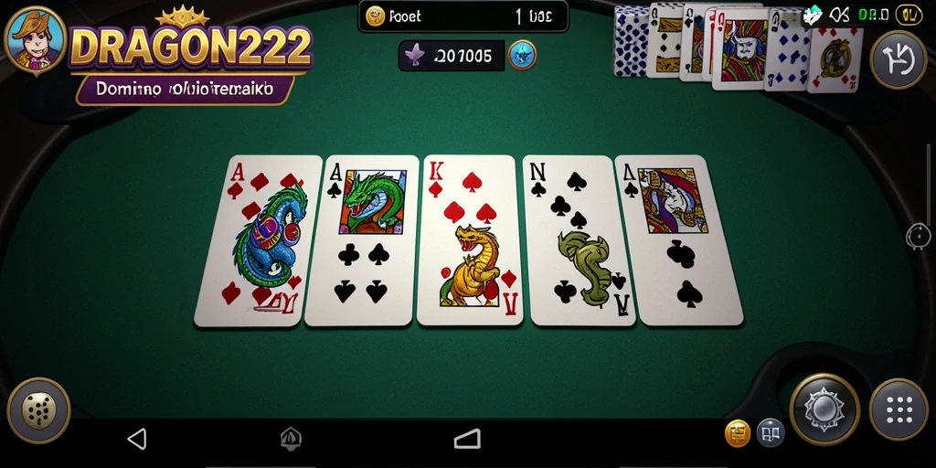 Screenshot gameplay DRAGON222 menunjukkan aksi seru permainan Domino.