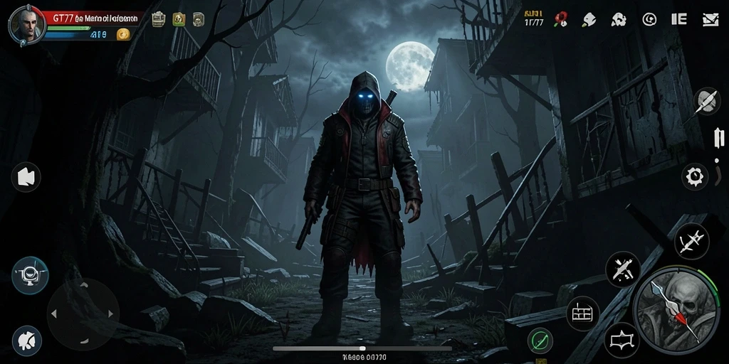 Screenshot gameplay GT777 yang menampilkan momen mencekam.