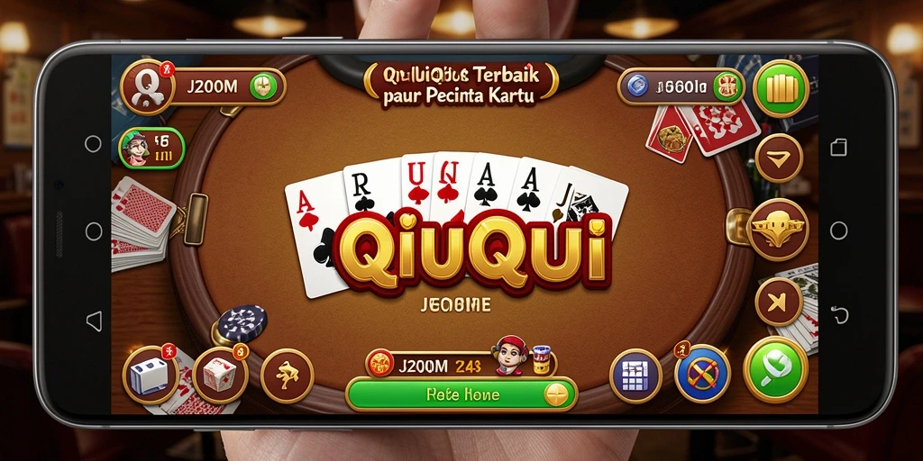 Tampilan gameplay QiuQiu yang seru di J200M.
