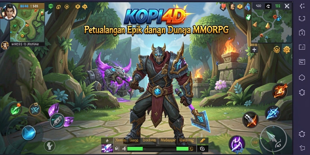 Tangkapan layar KOPI4D yang menampilkan aksi gameplay mendebarkan.