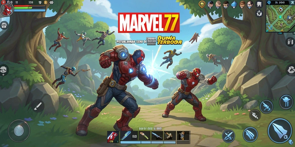Gameplay Open World yang epik dengan karakter Marvel.