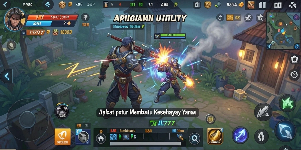 Tampilan utama MPL777 yang intuitif dan menarik untuk aplikasi Utility.