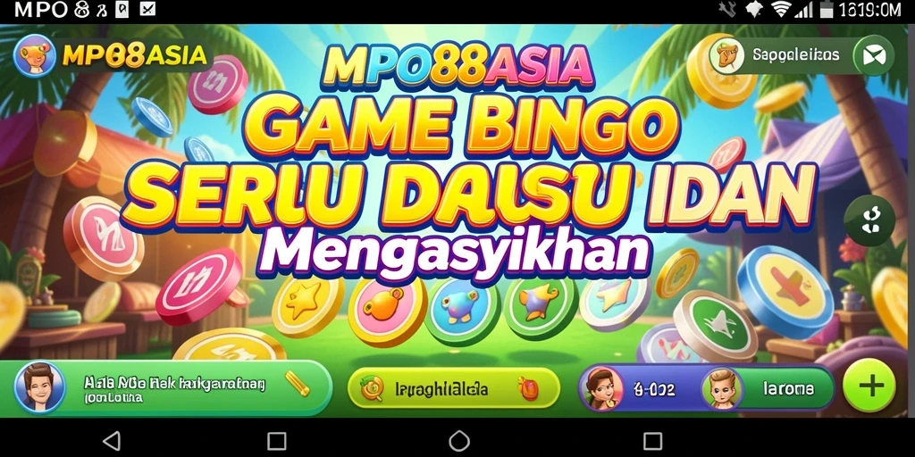 Screenshot game MPO88ASIA menampilkan gameplay Bingo yang menarik.