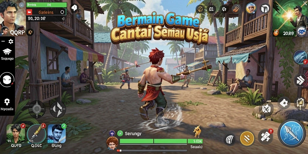 Tampilan menarik dari gameplay QQRP yang penuh tantangan.