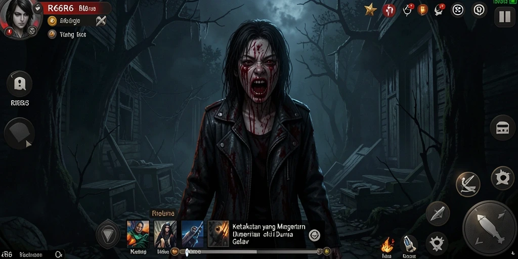 Tampilan gameplay menyeramkan dari R6R6 yang penuh ketegangan.