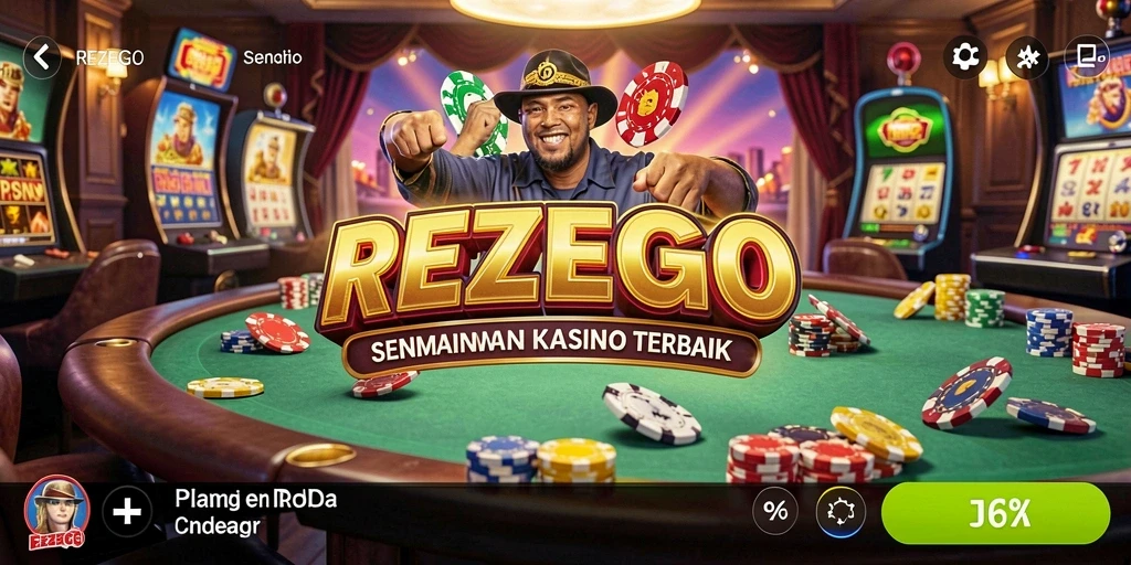 Tampilan gameplay Kasino yang seru dan menegangkan di REZEGO.