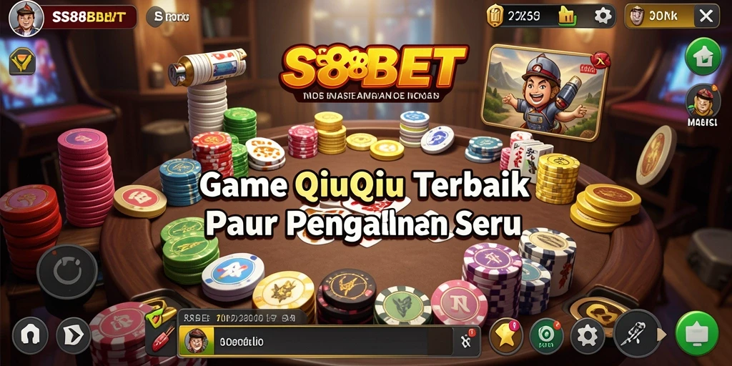 Tampilan menarik gameplay SS88BET dengan suasana QiuQiu yang menegangkan.