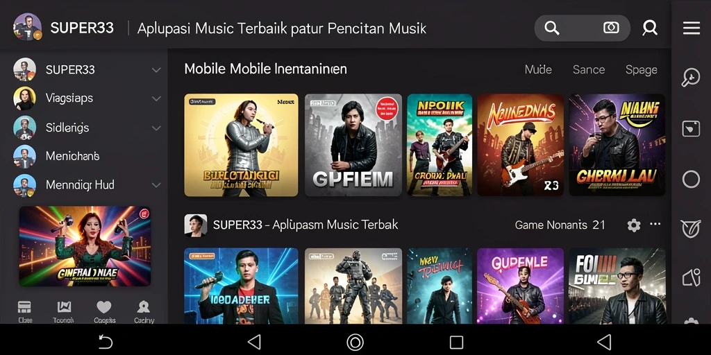 Tampilan gameplay SUPER33 yang menarik dan interaktif.