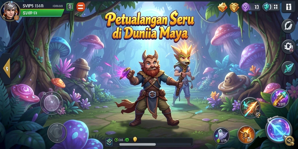 Tampilan aksi mendebarkan dalam gameplay SVIP5.